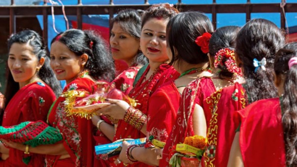 Celebrating Teej Festival